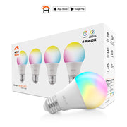 Bombillo LED inteligente Wi-Fi 110V A19 - NHB-C110 4PK - Multicolor, modelo , Redes