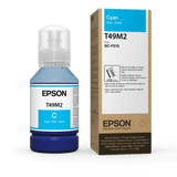 Botellas de Tinta de Sublimación Epson T49M220 | Color Cyan para SureColor F170 F570 F571 | 140 ml, modelo , Tintas Epson
