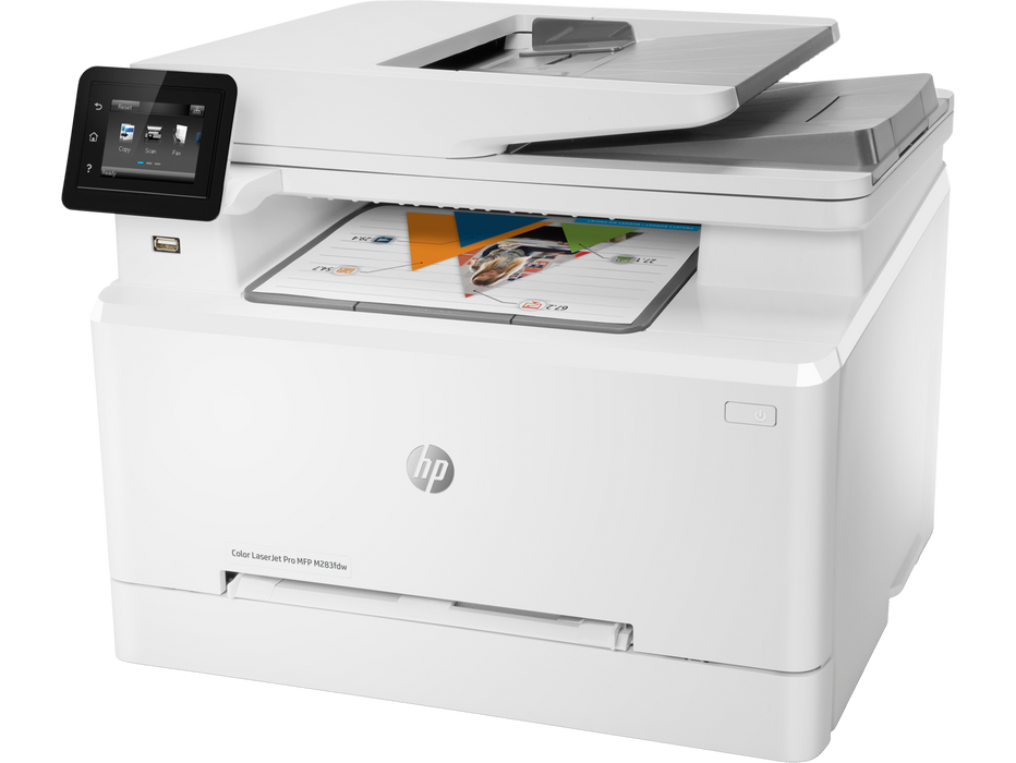 Impresora Laser HP Color LaserJet Pro M283fdw - Escaneo Automático, Wi-Fi, Doble Cara - 22 Páginas por Minuto - Pantalla Táctil - Aplicación HP Smart