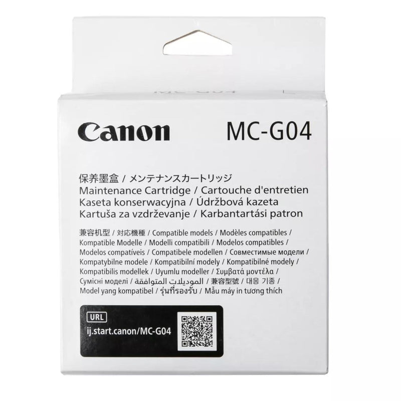 Cartucho de Mantenimiento Canon MC-G04 para Pixma G1130, G2170, G3170 y G4170 | 5813C001, modelo , Partes de Impresora