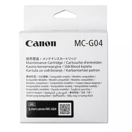 Cartucho de Mantenimiento Canon MC-G04 para Pixma G1130, G2170, G3170 y G4170 | 5813C001, modelo , Partes de Impresora