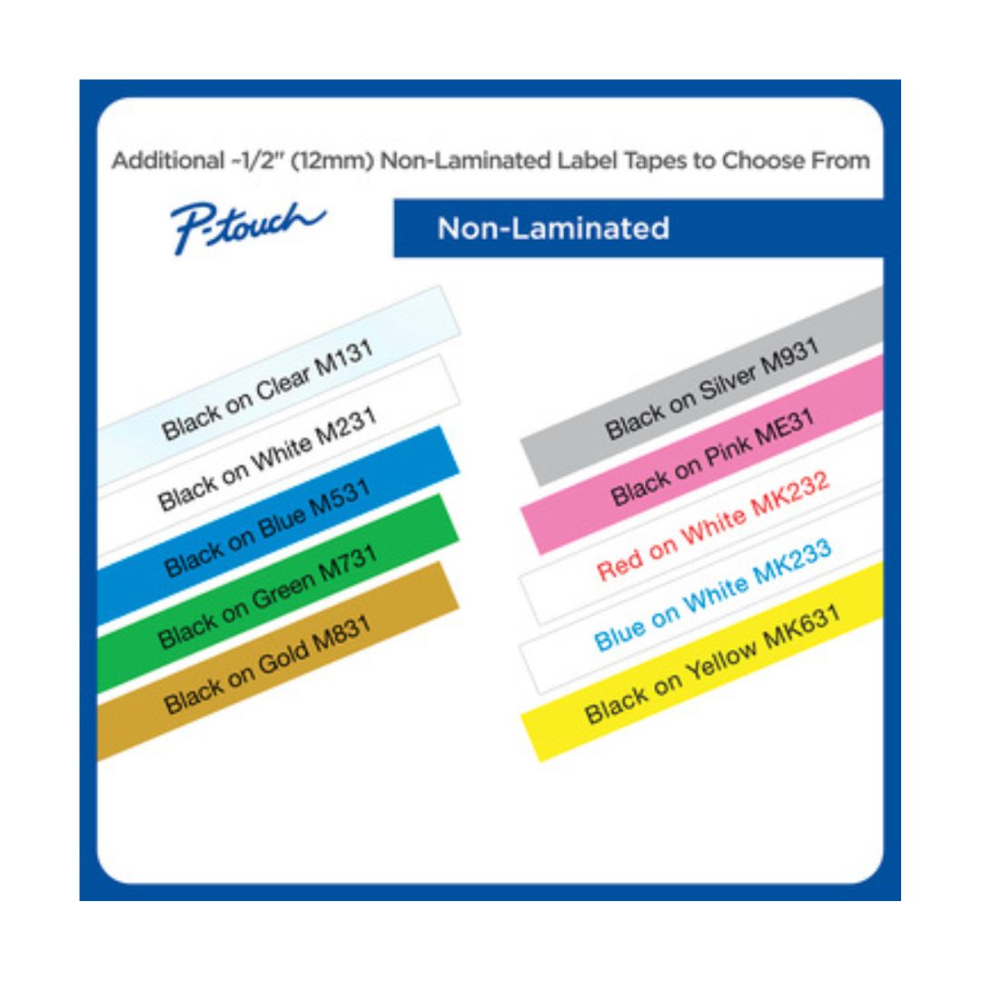 Cinta de etiquetas para impresoras P-touch de 8 m | Brother M 231, modelo , Etiquetas