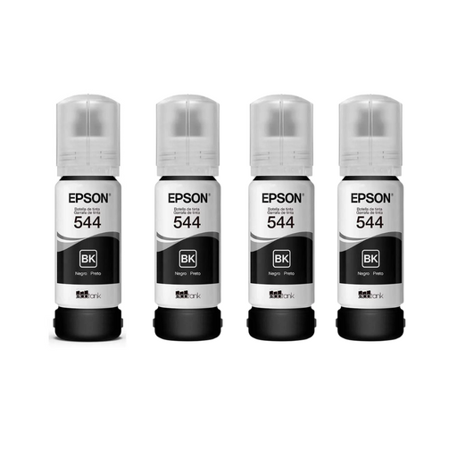Combo de Tinta Epson 544 Negra – Compatible con L1210, L3110, L1250, L3210, L3250, L5190, L5290, L5590, modelo , Tintas Epson