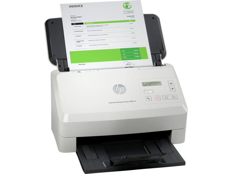 Escáner Hp ScanJet Enterprise Flow 5000 s5, modelo , escaner