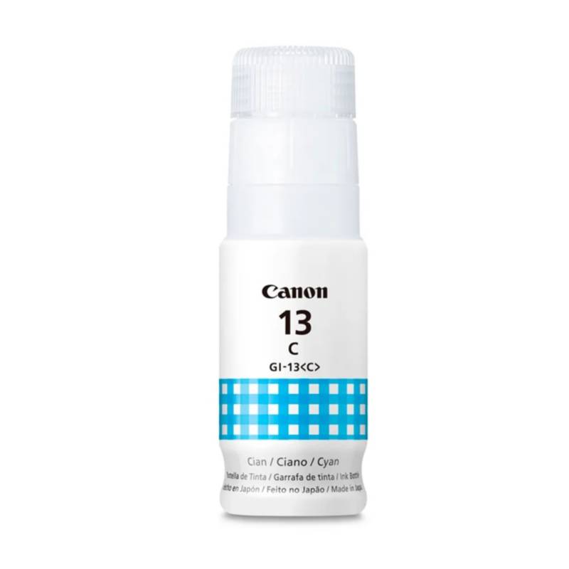 Tinta Canon GI-13C Cyan | Para Pixma G510 / G610