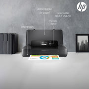 HP OfficeJet 200: Impresora Portatil Hp inalámbrica para imprimir en cualquier lugar | 10 ppm Negro / 7 ppm Color, modelo , Impresoras de Tinta