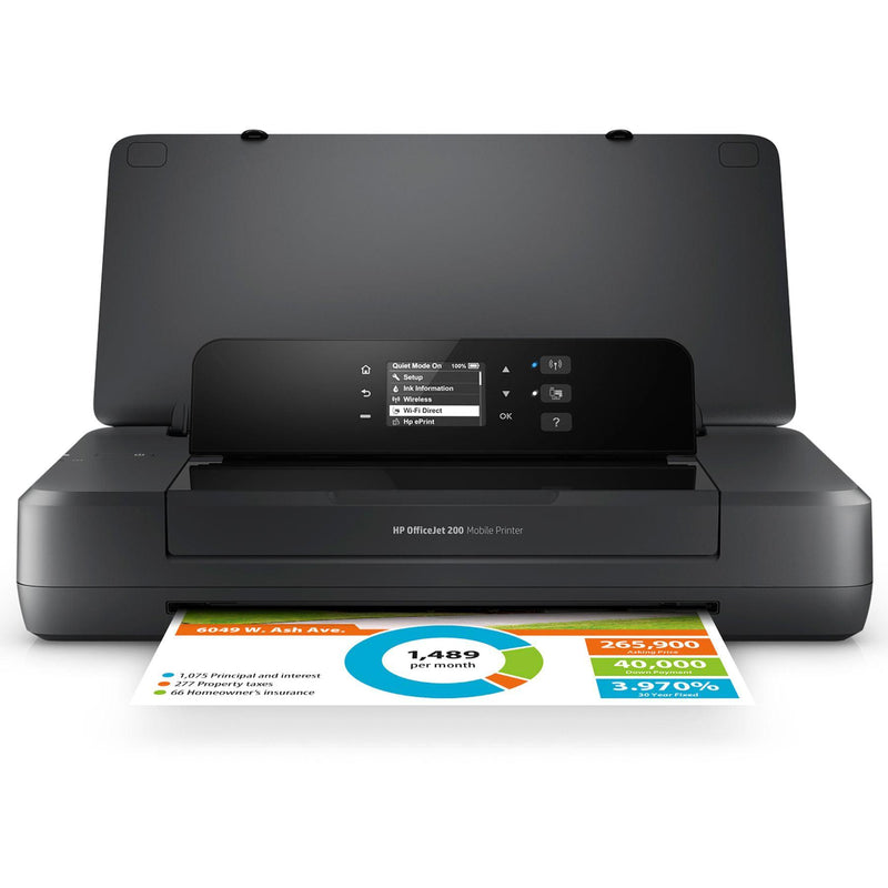 HP OfficeJet 200: Impresora Portatil Hp inalámbrica para imprimir en cualquier lugar | 10 ppm Negro / 7 ppm Color, modelo , Impresoras de Tinta