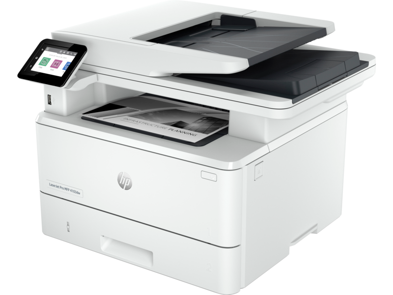 Impresora HP LaserJet Pro MFP 4103dw (2Z627A) - Impresoras Laser - Calidad 1200 x 1200 dpi - ADF 50 hojas | 40 ppm, modelo , Impresoras Laser