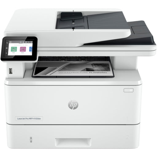 Impresora HP LaserJet Pro MFP 4103dw (2Z627A) - Impresoras Laser - Calidad 1200 x 1200 dpi - ADF 50 hojas | 40 ppm, modelo , Impresoras Laser