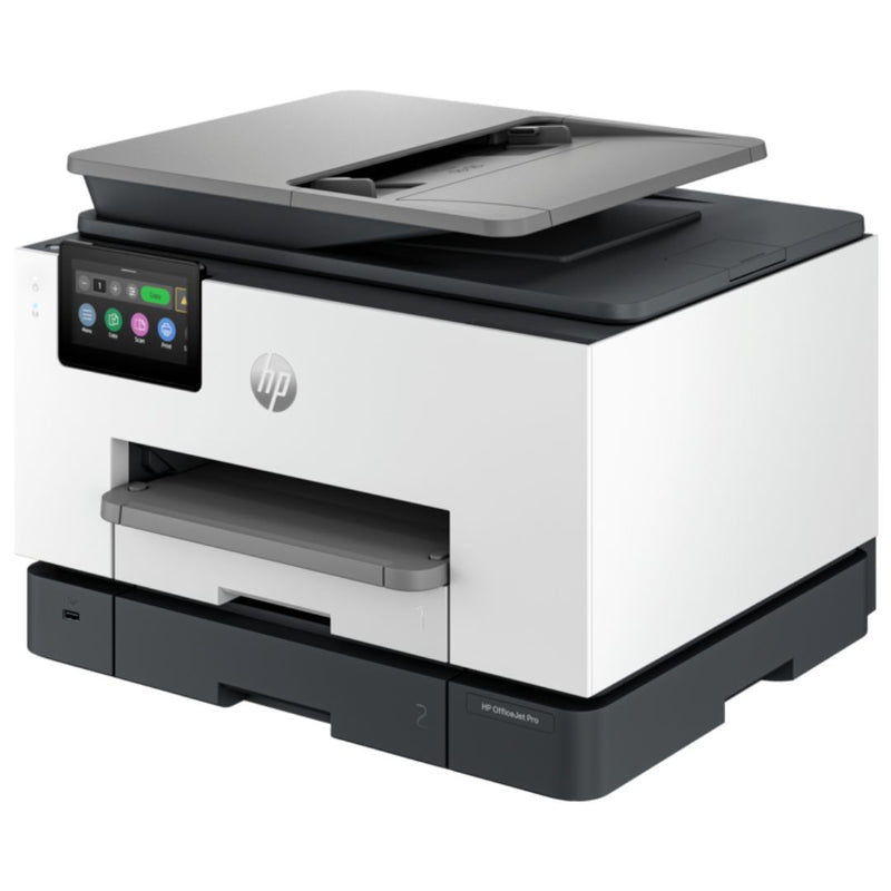 Impresora HP OfficeJet Pro 9130 Multifuncional - Profesionalismo y Eficiencia - Accesos Directos y Conexiones Seguras | 25 ppm Negro / 20 ppm Color, modelo , Impresoras de Tinta