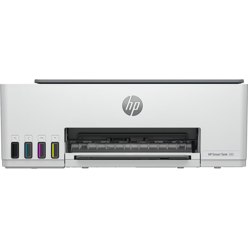 Impresora HP Smart Tank 580 WiFi con Tanque de Tinta de Alta Capacidad | Incluye 5 Botellas de Tinta - Reemplaza HP Smart Tank 415 | 12 ppm Negro / 5 ppm Color, modelo , Impresoras de Tinta