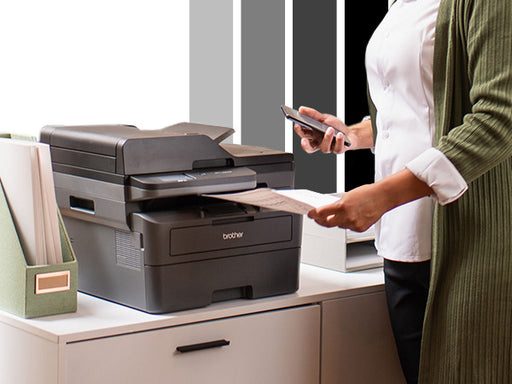 Impresora Laser Brother DCP-L2640DW | inalámbrica monocromática con copia y escaneo, dúplex, móvil, blanco y negro | 36 ppm, modelo , Impresoras Laser