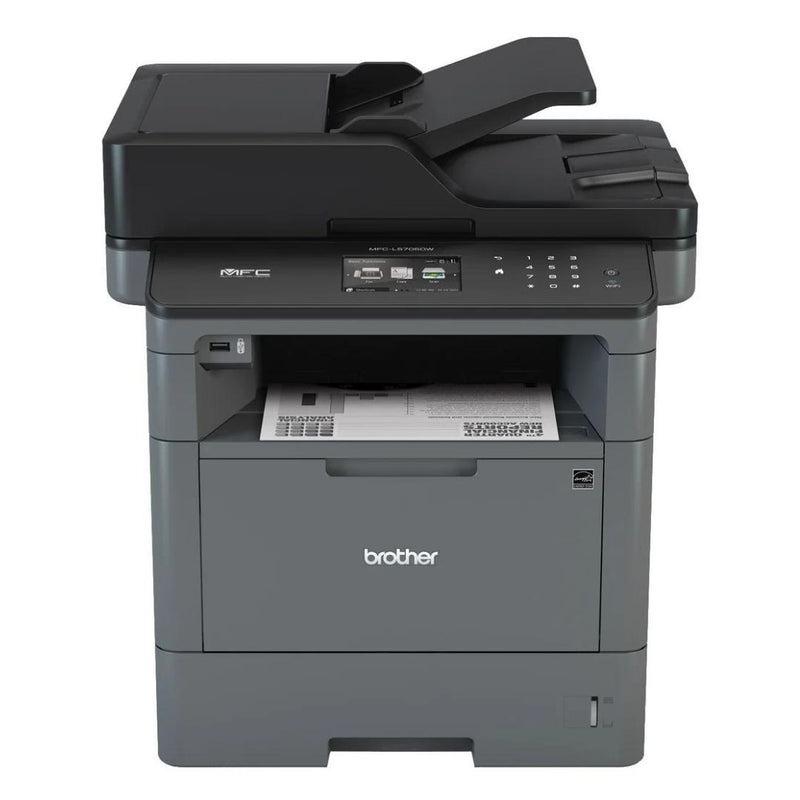 Impresora Laser Multifuncional monocromática Brother MFC-L5705DW | impresión dúplex, escaneo y copia y conexión inalámbrica a red | 42 ppm Negro, modelo , Impresoras Laser