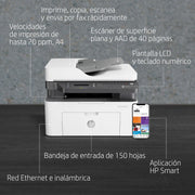 Impresora Multifunción HP Laser 137fnw | Blanco y Negro | USB | RED | WIFI | 20 ppm, modelo , Impresoras Laser