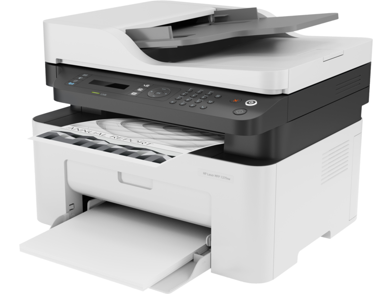 Impresora Multifunción HP Laser 137fnw | Blanco y Negro | USB | RED | WIFI | 20 ppm, modelo , Impresoras Laser