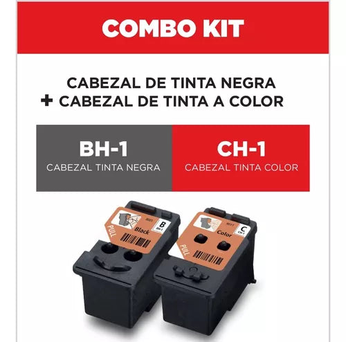 Kit de Cabezales Canon | BH-1 | CH-1 | 0692C005AA | Pixma G2100 | G2110 | G3100| G3110 | G4100 | G4110, modelo , Cabezales
