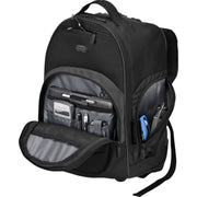 Mochila con ruedas Targus - 16" Compact Rolling Backpack - Black, modelo , maletin