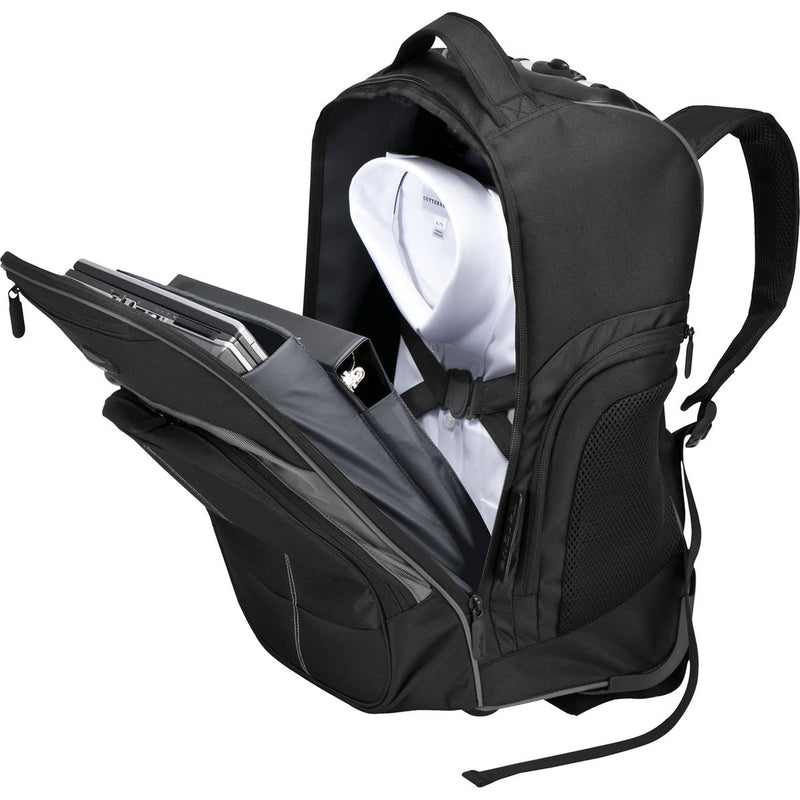 Mochila con ruedas Targus - 16" Compact Rolling Backpack - Black, modelo , maletin