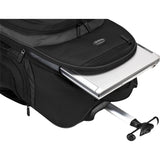 Mochila con ruedas Targus - 16" Compact Rolling Backpack - Black, modelo , maletin