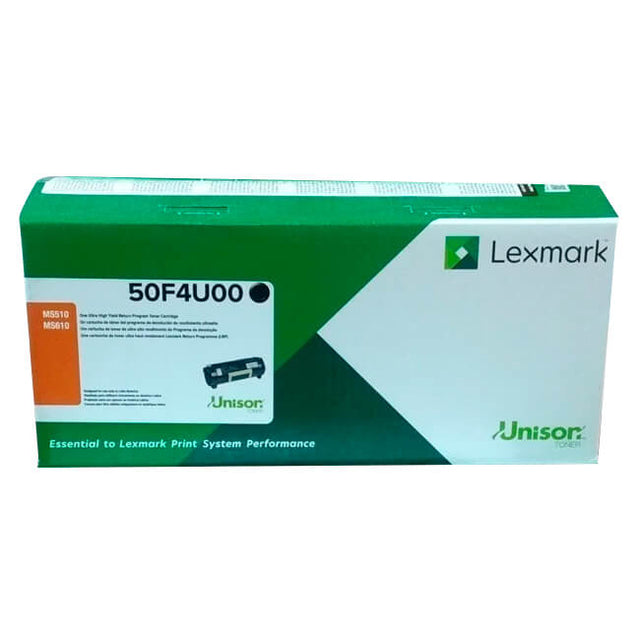 Toner Lexmark 50F4U00 | Para 510dhe / 511dhe / 610dhe / 611dhe | reemplaza 60F4X00