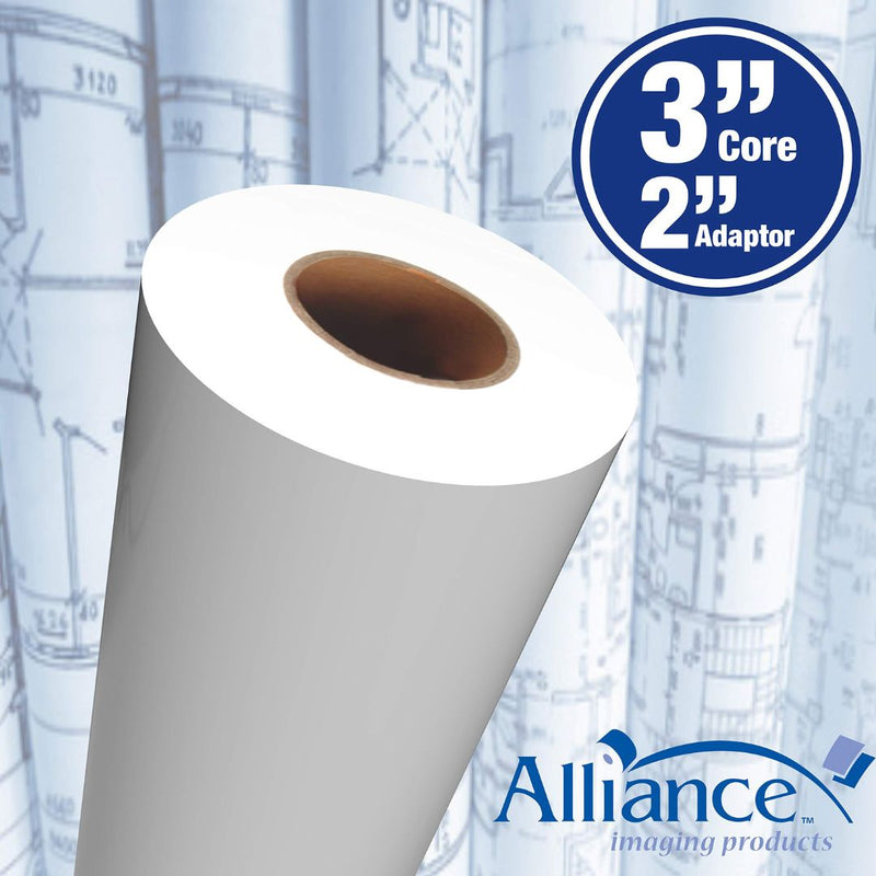 Rollo de Papel Alliance Bond 36" X 150 Pies, 92 brillantes, 20lb, núcleo de 3" para Ploter - 36153, modelo , Rollo de Papel