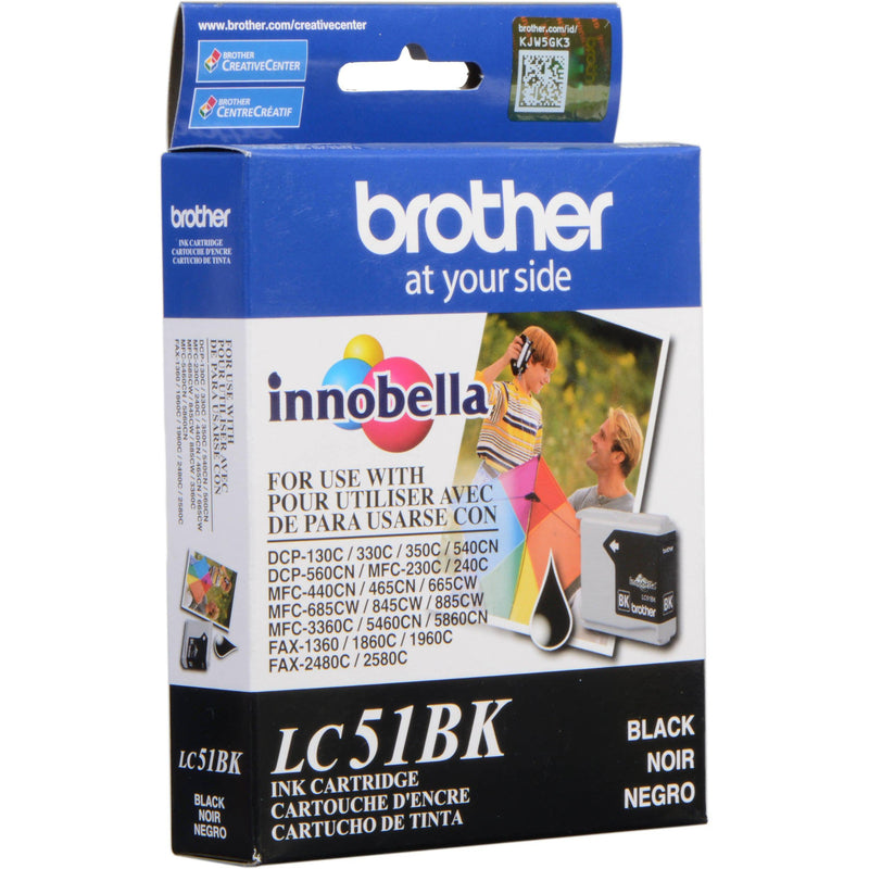 Tinta Brother LC51BK negro, modelo , Tintas Brother