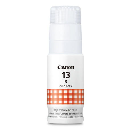 Tinta Canon GI-13R Rojo | Para Pixma G510 / G610, modelo , Tintas Canon