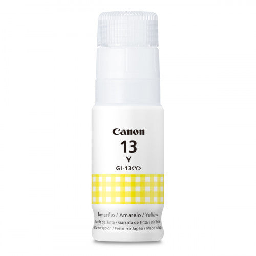 Tinta Canon GI-13Y Amarillo - Yellow | Para Pixma G510 / G610, modelo , Tintas Canon