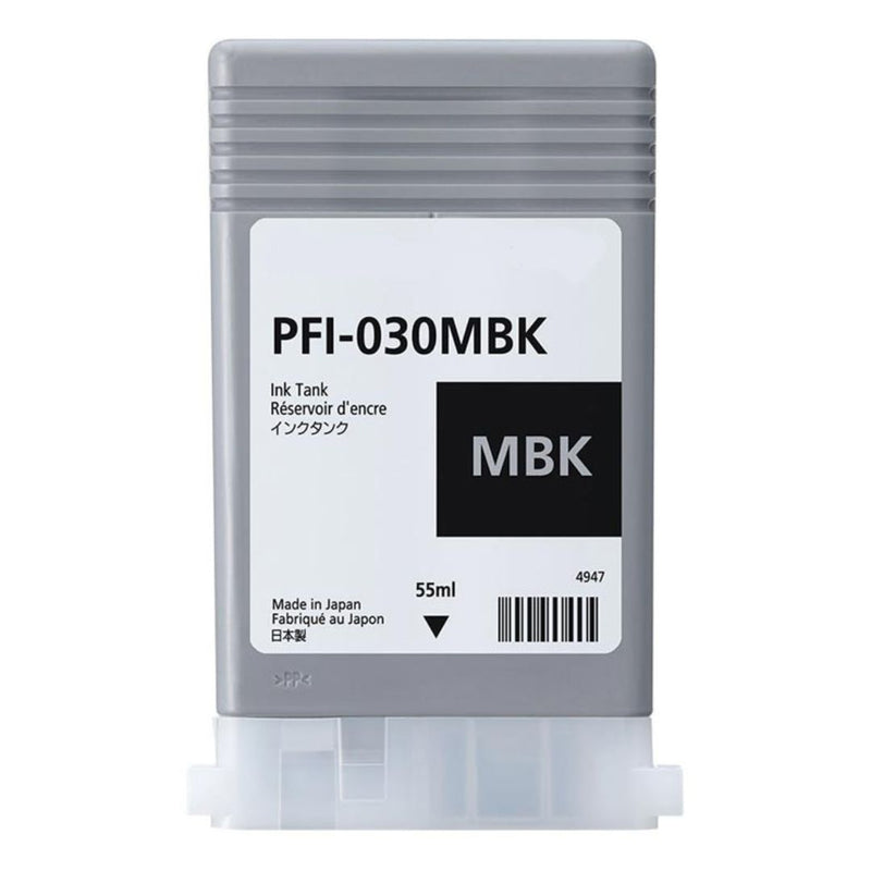 Tinta Canon PFI-030MBK Matte Black | Para imagePROGRAF TM-240 / TM-340 / TM-340MFP / TM-240MFP, modelo , Tinta Canon Ploter