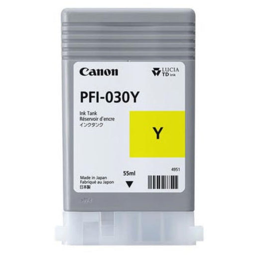 Tinta Canon PFI-030Y Yellow | Para imagePROGRAF TM-240 / TM-340 / TM-340MFP / TM-240MFP, modelo , Tinta Canon Ploter