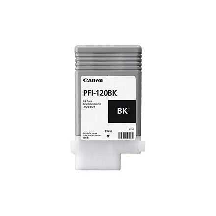 Tinta Canon PFI-120BK Negro | Para imagePROGRAF TM-200 / TM-205 / TM-300 / TM-305, modelo , Tinta Canon Ploter