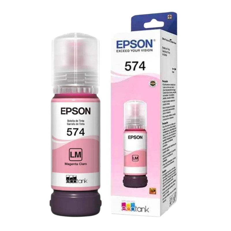 Tinta Epson T574620 - Magenta Claro | Ecotank Epson 574 | L8050/L18050, modelo , Tintas Epson