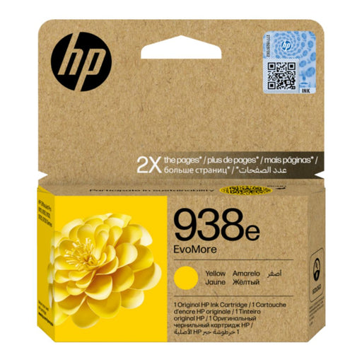 Tinta HP 938e EvoMore amarillo - 4S6Y2PE | Para HP OfficeJet Pro 9730 / 9130 / 1,650 páginas, modelo , Tintas Hp
