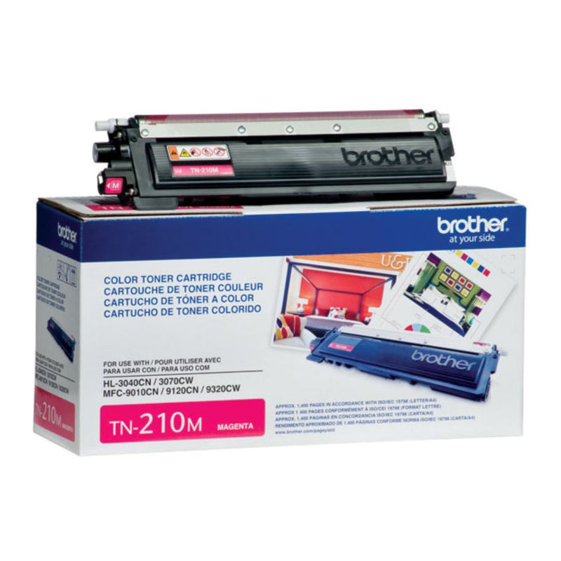 Toner Brother TN-210M | TN210M | Para HL-3040CN / HL-3045CN / HL-3070CW / HL-3075CW / MFC-9010CN / MFC-9120CN / MFC-9125CN / MFC-9320CW / MFC-9325CW, modelo , Toners