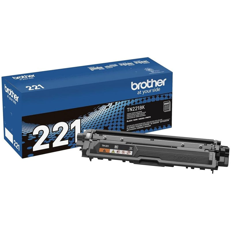 Toner Brother TN-221BK | TN221BK | Para HL-3140CW / HL-3170CDW / MFC-9130CW / MFC-9330CDW / MFC-9340CDW, modelo , Toners