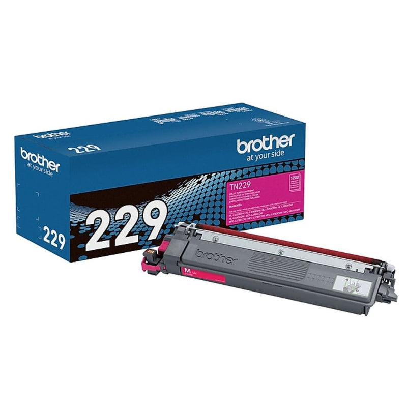 Toner Brother TN-229 Magenta | TN229M | Para HL-L3220CDW / HL-L3280CDW / HL-L3295CDW / HL-L3300CDW / HL-L8245CDW / MFC-L3720CDW / MFC-L3765CDW / MFC-L3780CDW / MFC-L8395CDW | 1,200 páginas, modelo , Toners