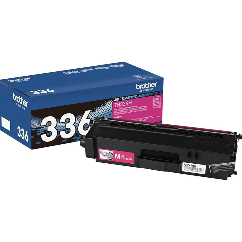 Toner Brother TN-336M Magenta | TN336M | Para HL-L8250CDN / HL-L8350CDW / HL-L8350CDWT / MFC-L8600CDW / MFC-L8850CDW, modelo , Toners