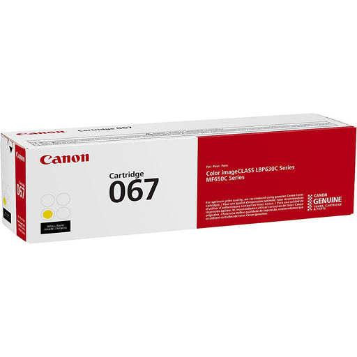 Toner Canon 067 Yellow | Para imageCLASS LBP632Cdw / MF656Cdw | 1,350 páginas, modelo , Toners