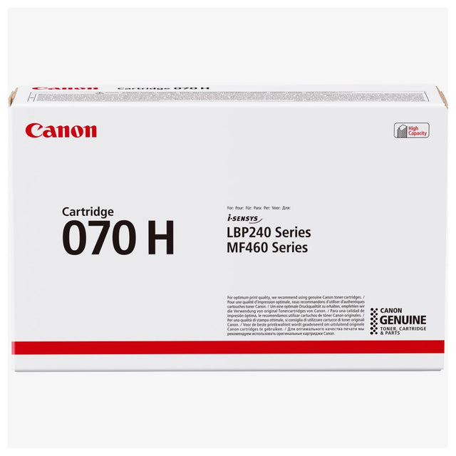 Toner Canon 070H | Para i-SENSYS MF465dw / LBP246dw | 10,200 páginas, modelo , Toners