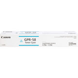 Toner Canon GPR-58 Cyan | GPR58 para Canon ImageRUNNER C256 / C356, modelo , Toners
