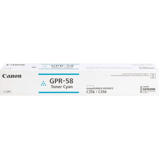 Toner Canon GPR-58 Cyan | GPR58 para Canon ImageRUNNER C256 / C356, modelo , Toners