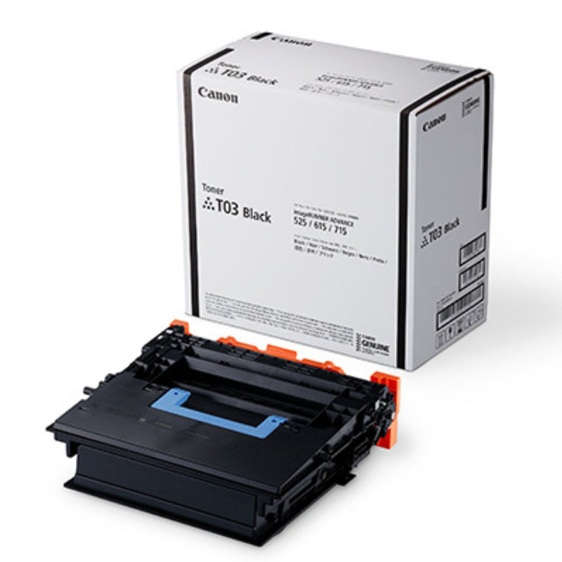 Toner Canon T03 Negro 2725C001 | Para imageRUNNER ADVANCE 525 / 527 / 529/ 615 / 617 / 619 / 715 / 717 / 719 ImageCLASS X LBP 1861 / 1871 | 20,500 páginas, modelo , Toners