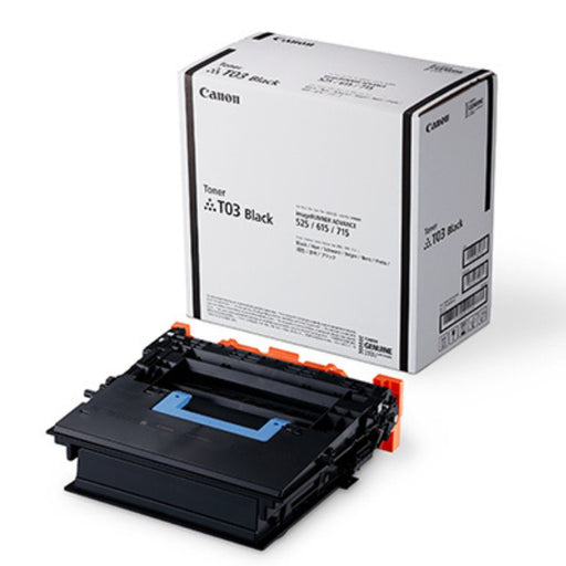 Toner Canon T03 Negro 2725C001 | Para imageRUNNER ADVANCE 525 / 527 / 529/ 615 / 617 / 619 / 715 / 717 / 719 ImageCLASS X LBP 1861 / 1871 | 20,500 páginas, modelo , Toners