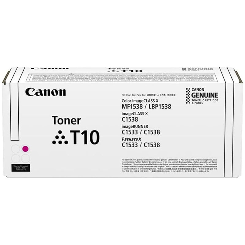 Toner Canon T10 Magenta | Para imageCLASS X LBP1538C, MF1538C | 10,000 páginas, modelo , Toners