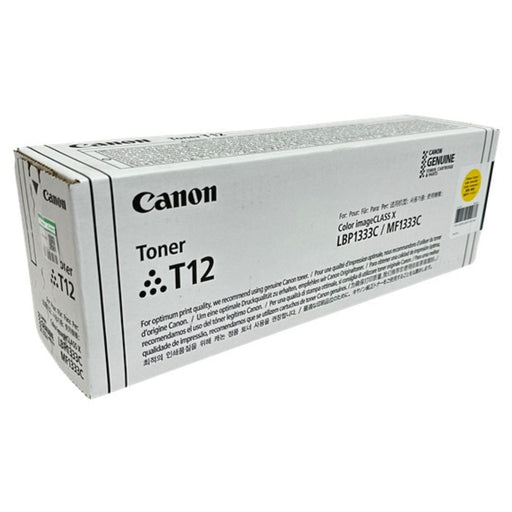 Toner Canon T12 Amarillo | Para imageClass XLBP1333C, MF1333C | 5,300 páginas, modelo , Toners