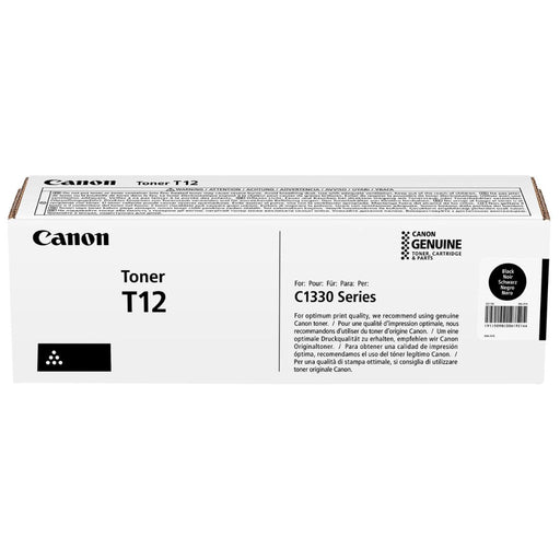 Toner Canon T12 Negro | Para imageClass X LBP1333C, MF1333C | 7,400 páginas, modelo , Toners