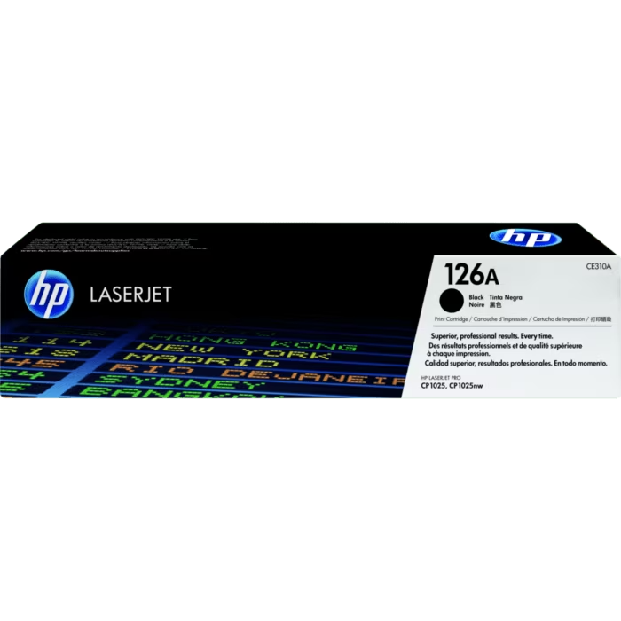 Toner Hp CE310A 126A Negro | Para LaserJet Pro CP1025 / M175 | 1,200 páginas, modelo , Toners