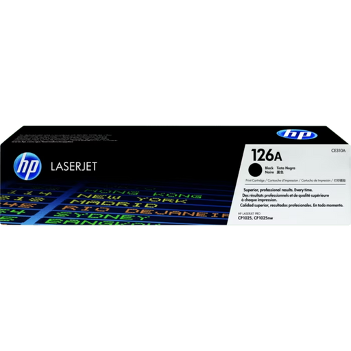 Toner Hp CE310A 126A Negro | Para LaserJet Pro CP1025 / M175 | 1,200 páginas, modelo , Toners