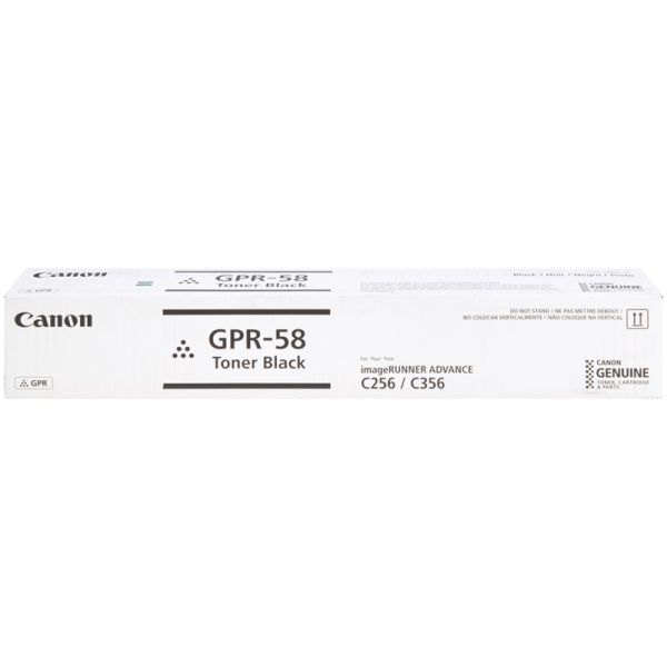 Toner Canon GPR-58 Negro | GPR58 para Canon ImageRUNNER C256 / C356