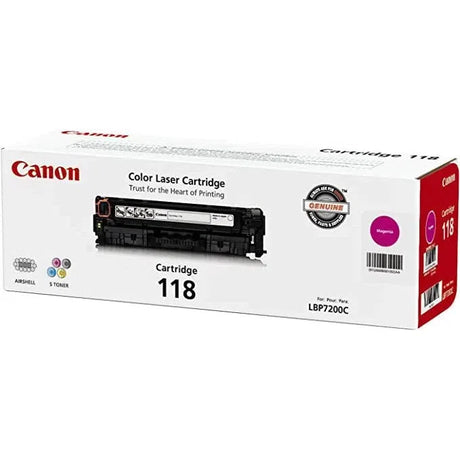 Toner Canon 118 Magenta | | LBP7200cdn | LBP7660cdn | MF8350Cdn | MF8380Cdw